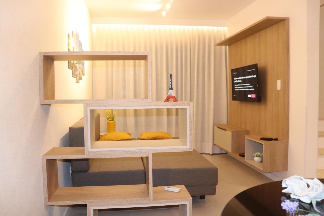 Triplex Pe Na Areia Com 3 Suites Proximo Salvador Lauro de Freitas Luaran gambar